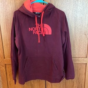 The North Face hooded sweatshirt